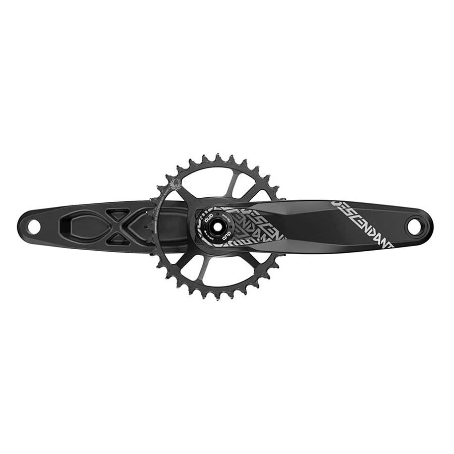 Cranksets and Arms TruVativ TruVativ Descendant 6K Aluminum Eagle Crankset - 170mm 12-Speed 32t Direct Mount DUB Spindle Interface BLK Dark Slate Gray