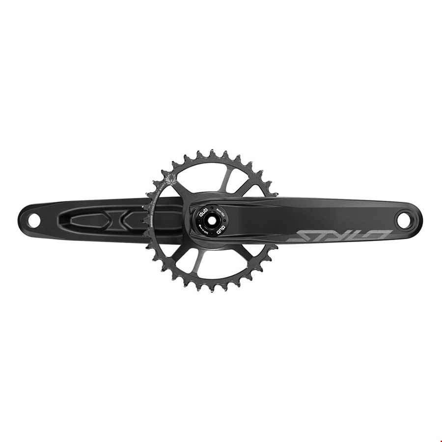 Cranksets and Arms TruVativ TruVativ STYLO 6K Aluminum Eagle Boost Crankset - 170mm 12-Speed 32t Direct Mount DUB Spindle Interface BLK Dark Slate Gray