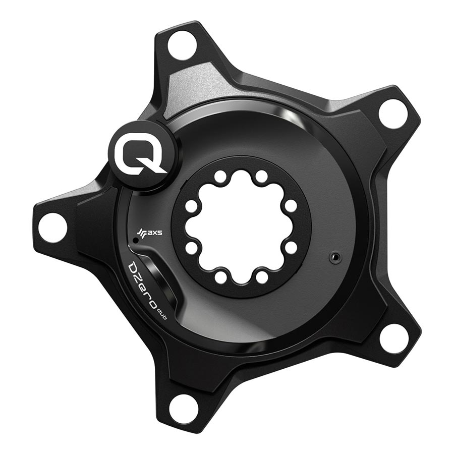 Crank Spider Quarq Quarq DZero AXS DUB Power Meter Spider - 130 BCD 8-Bolt Crank Interface BLK Dark Slate Gray