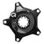Crank Spider Quarq Quarq DZero AXS DUB Power Meter Spider - 130 BCD 8-Bolt Crank Interface BLK Dark Slate Gray