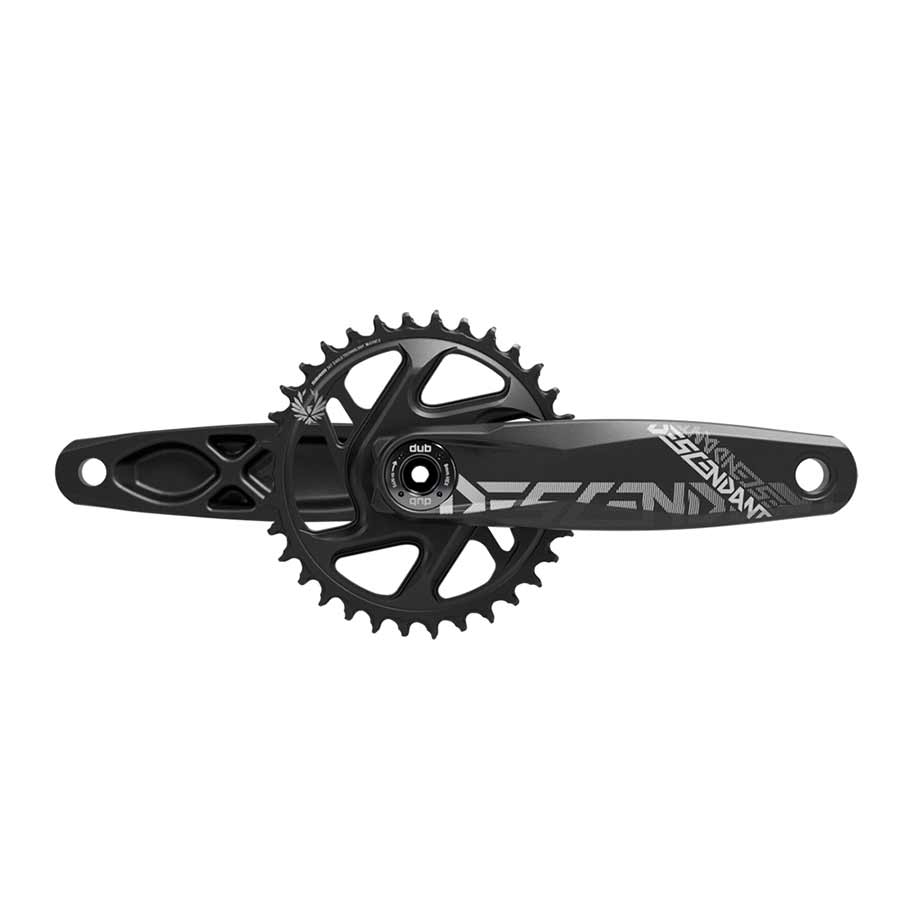 Cranksets and Arms TruVativ Truvativ Descendant DH DUB83 Crankset Speed: 10/11 Spindle: 28.99mm BCD: Direct Mount 34 DUB 170mm Black DH Dark Slate Gray