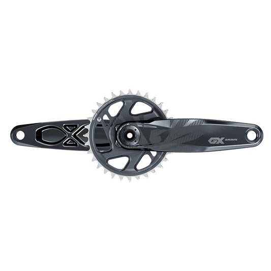 Cranksets and Arms SRAM SRAM GX Eagle DUB C1 Crankset Speed: 11/12 Spindle: 28.99mm BCD: Direct Mount 30 DUB 165mm Black Fat Bike 4" Dark Slate Gray