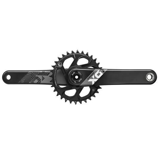Cranksets and Arms SRAM SRAM X01 Eagle DUB C3 Crankset Speed: 11/12 Spindle: 28.99mm BCD: Direct Mount 30 DUB 175mm Black Fat Bike 4" Dark Slate Gray