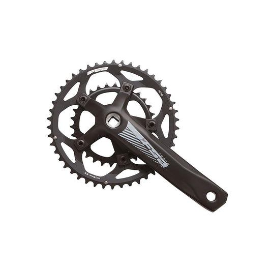 Cranksets and Arms FSA Full Speed Ahead Tempo Adventure Crankset - 170mm 10/11-Speed 46/30t 110/80 BCD Square Taper JIS Spindle Interface BLK Dark Slate Gray