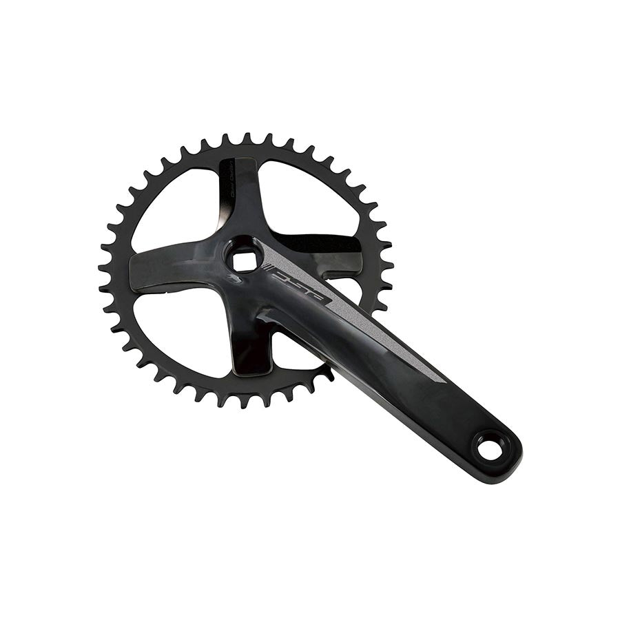 Cranksets and Arms FSA Full Speed Ahead Vero Pro 1x Crankset - 170mm 10/11-Speed 42t MegaTooth Chainring 120BCD JIS Spindle Interface N11 BLK Dark Slate Gray