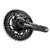 Cranksets and Arms SRAM SRAM Force Crankset - 167.5mm 2x 12-Speed 46/33t Direct Mount DUB Spindle Interface Iridescent Gray D2 Dark Slate Gray