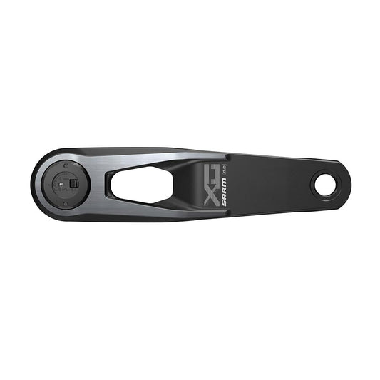 Cranksets and Arms SRAM SRAM X0 Eagle T-Type AXS Wide Left Crank Arm Power Meter Spindle - 165mm 12-Speed DUB Spindle Interface BLK D1 Dark Slate Gray