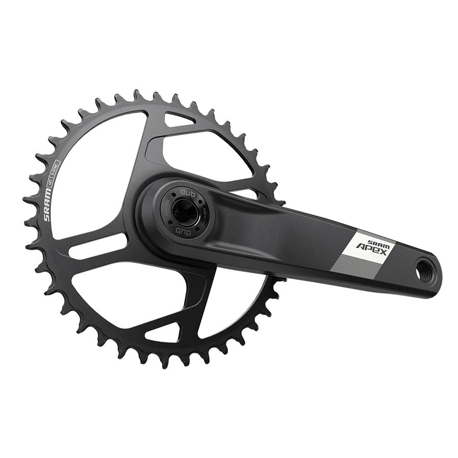 Cranksets and Arms SRAM SRAM Apex 1 Wide Crankset - 172.5mm 12-Speed 40t Direct Mount DUB Spindle Interface BLK D1 Dark Slate Gray