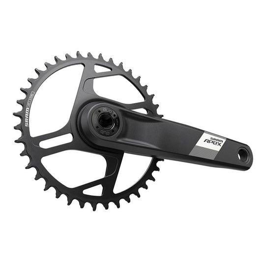 Cranksets and Arms SRAM SRAM Apex 1 Wide Crankset - 172.5mm 12-Speed 40t Direct Mount DUB Spindle Interface BLK D1 Dark Slate Gray