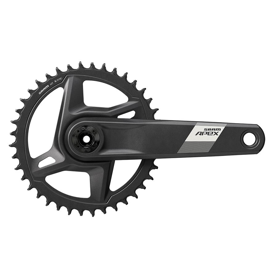 Cranksets and Arms SRAM SRAM Apex D1 Crankset Speed: 12 Spindle: 28.99mm BCD: Direct Mount 42 DUB 170mm Black Cannondale AI Dark Slate Gray