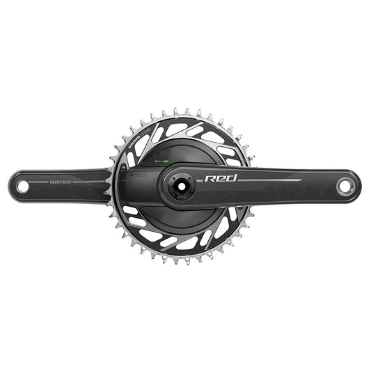 Power Meter Cranksets SRAM SRAM Red AXS 1x XPLR Power Meter E1 Power Meter Crankset Speed: 12/13 Spindle: 28.99mm BCD: Thread Mount 42 DUB 167.5mm Black Road Disc Dark Slate Gray