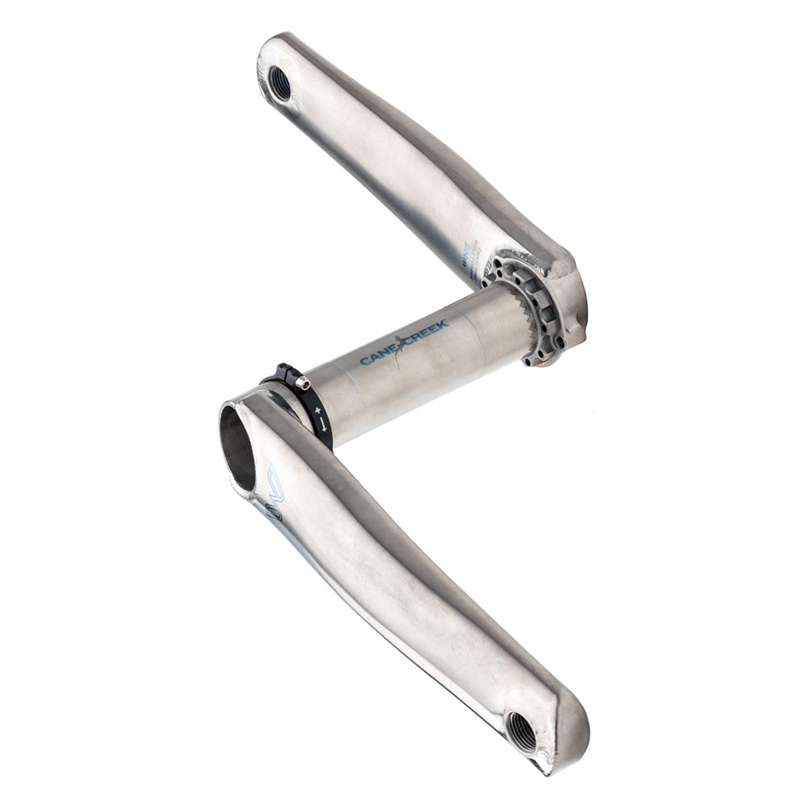 Cranksets and Arms Cane Creek Cane Creek eeWings All-Road Titanium Crankset - 170mm Direct Mount 30mm Spindle Brushed Titanium Light Gray