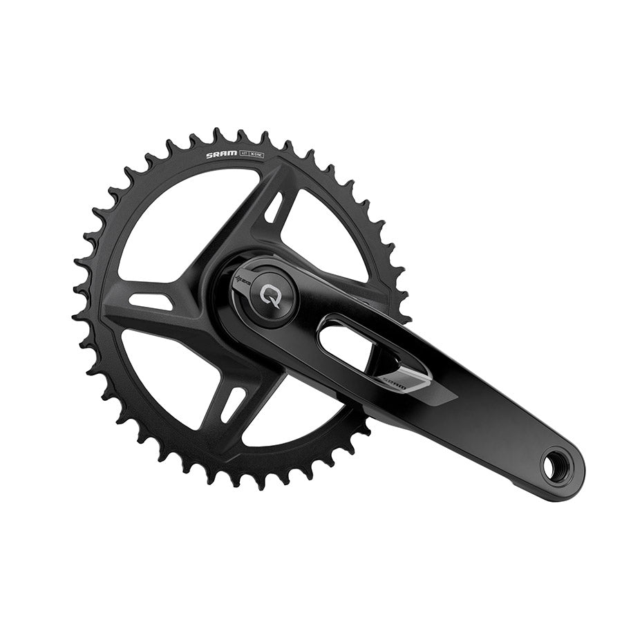 Power Meter Cranksets SRAM SRAM Force 1x Aero Powermeter E1 Power Meter Crankset Speed: 12/13 Spindle: 28.99mm BCD: Direct Mount SRAM 8 Bolt 50 DUB 160mm Black Road Dark Slate Gray