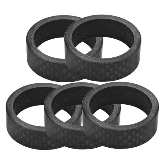 Origin8 3K Carbon Fiber Headset Spacers SHIS Spacer 1` x 10mm Carbon 5 Spacers Carbon