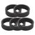 Headsets Origin8 Origin8 3K Carbon Fiber Headset Spacers SHIS Spacer 1-1/8` x 10mm Carbon 5 Spacers Carbon Dark Slate Gray