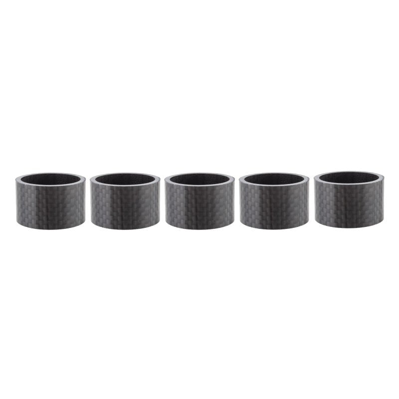 Headsets Origin8 Origin8 3K Carbon Fiber Headset Spacers SHIS Spacer 1-1/8` x 20mm Carbon 5 Spacers Carbon Dark Slate Gray