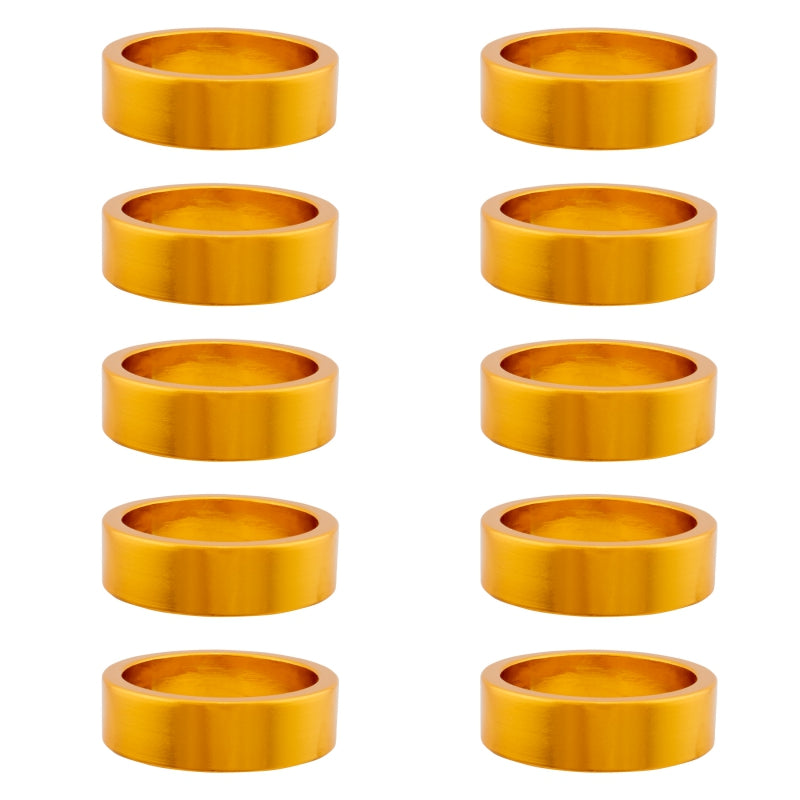 Origin8 Alloy Headset Spacers SHIS Spacer 1-1/8` x 10mm Gold 10 to a bag Alloy