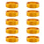Headsets Origin8 Origin8 Alloy Headset Spacers SHIS Spacer 1-1/8` x 10mm Gold 10 to a bag Alloy Goldenrod
