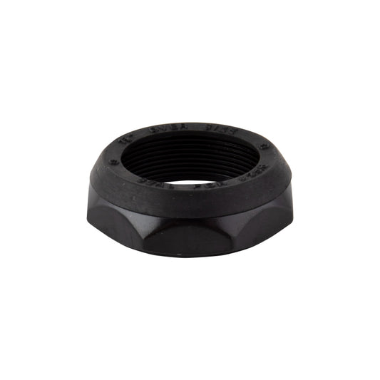 Origin8 Threaded Lock Nut SHIS Lock nut 1-1/8` Black Bag of 10