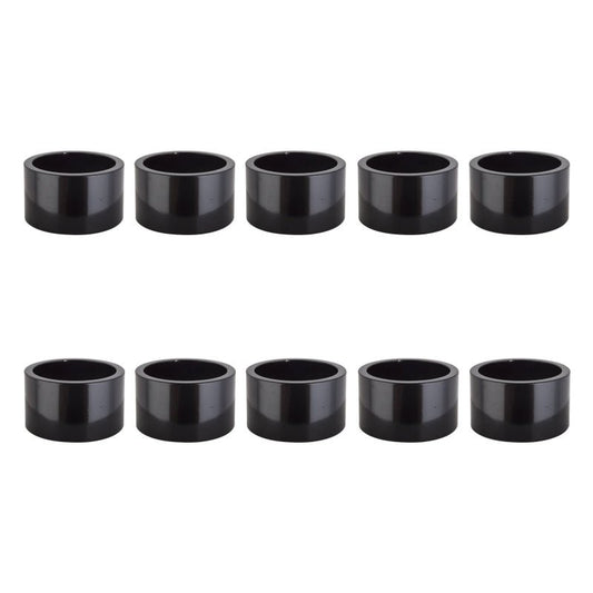 Headsets Origin8 Origin8 Alloy Headset Spacers SHIS Spacer 1-1/8` x 20mm Black 10 to a bag Alloy Dark Slate Gray