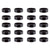 Headsets Origin8 Origin8 Bulk Alloy Headset Spacers SHIS Spacer 1-1/8` x 10mm Black Jar of 20 Dark Slate Gray