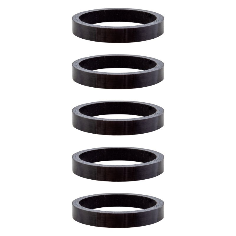 Headsets Origin8 Origin8 UD Carbon Fiber Headset Spacers SHIS Spacer 1-1/8` x 5mm Carbon 5 Spacers Carbon Black
