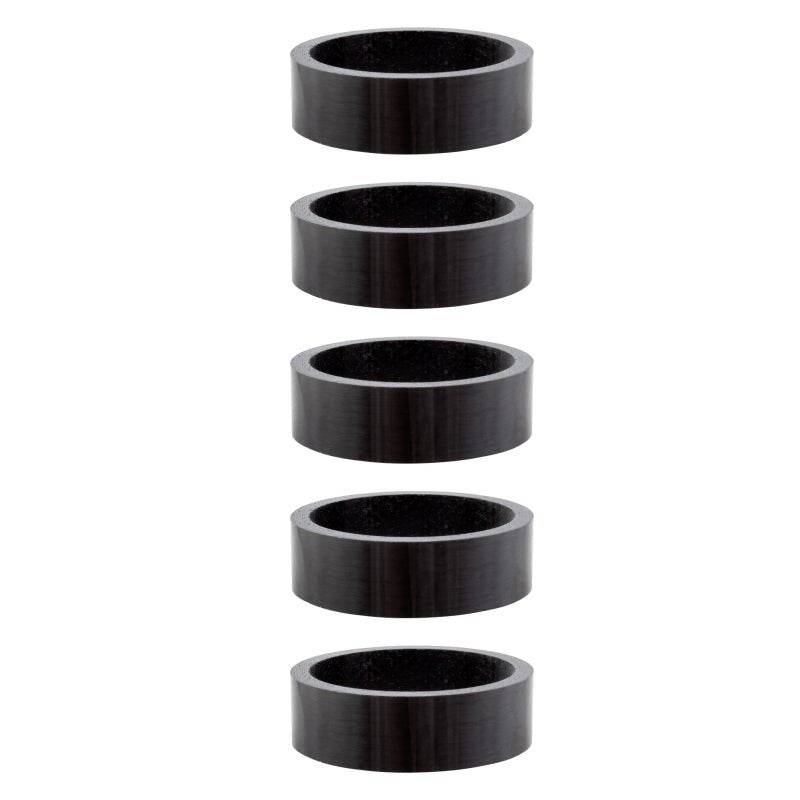 Headsets Origin8 Origin8 UD Carbon Fiber Headset Spacers SHIS Spacer 1-1/8` x 10mm Carbon 5 Spacers Carbon Black