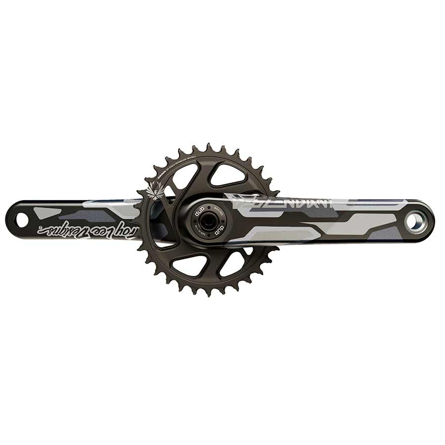 Cranksets and Arms TruVativ Truvativ Descendant CoLab DUB Crankset Spindle: 28.99mm 32 DUB 165mm Black Boost Dark Slate Gray