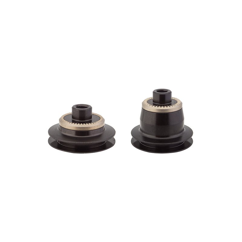 Front Axle Conversion Kit DT Swiss DT Swiss 15mm Thru Axle to 5mm QR conversion end caps 2011+ 240 Centerlock hubs Dark Slate Gray