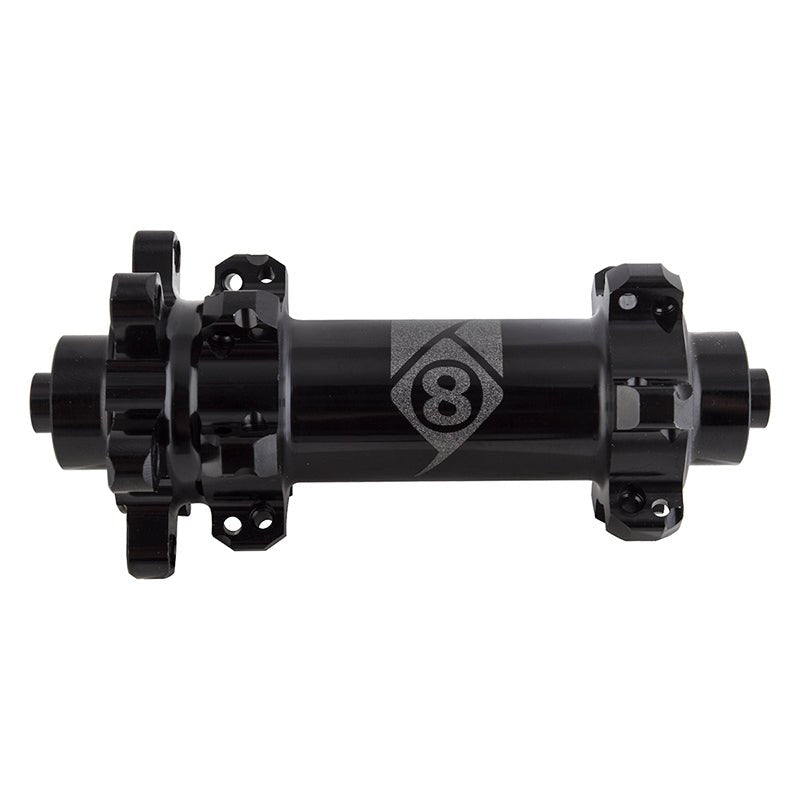 Hubs Origin8 Origin8 RD-1110 Elite Road Disc Hubs hub front 24H 100 Black