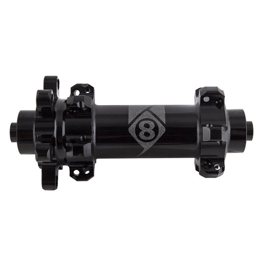 Hubs Origin8 Origin8 RD-1110 Elite Road Disc Hubs hub front 24H 100 Black