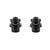 Hubs Origin8 Origin8 RD-1120 Front Axle Adapters Front/Rear Front QR Dark Slate Gray