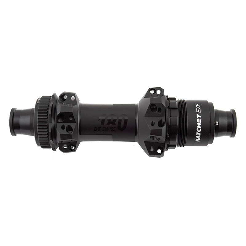 Hubs DT Swiss DT Swiss 180 EXP Rear Hub - 12 x 148mm Center-Lock XD BLK 28H Straight Pull 36pt Dark Slate Gray