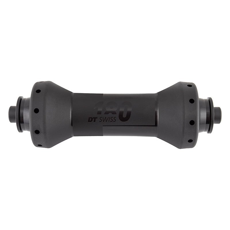 Front Hub DT Swiss DT Swiss 180 Front Hub - QR x 100mm Rim Brake Black 20h Straight Pull Dark Slate Gray