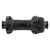 Front Hub DT Swiss DT Swiss 180 Front Hub - 12 x 100mm Center-Lock Black 24h Straight Pull Dark Slate Gray