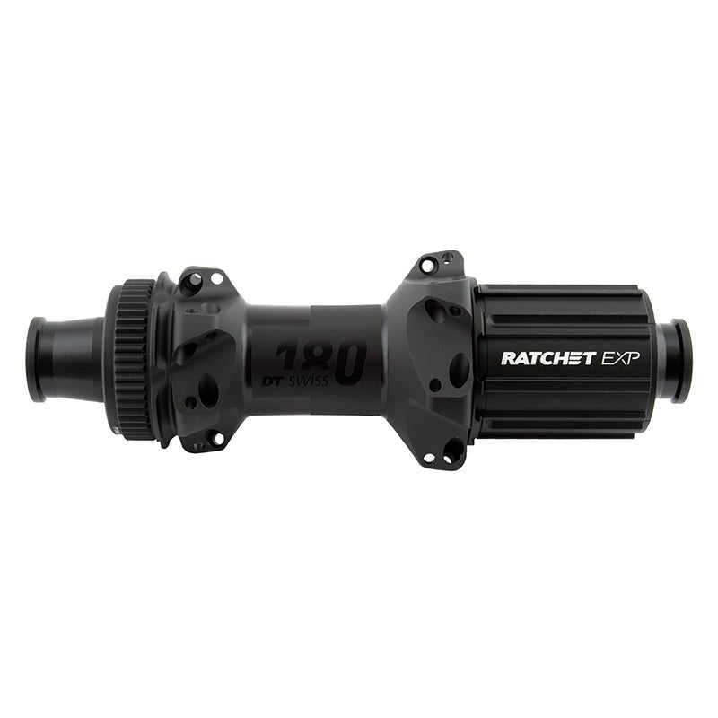 Hubs DT Swiss DT Swiss 180 EXP Rear Hub - 12 x 142mm Center-Lock HG 11 Road BLK 24H Straight Pull 36pt Dark Slate Gray