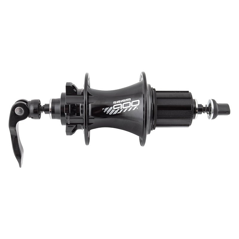 Hubs SRAM SRAM 900 Rear Hub - QR x 135mm/12 x 142mm 6-Bolt HG 11 Road Black 24H Dark Slate Gray