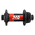 Front Hub DT Swiss DT Swiss 240 Front Hub - 12 x 100mm Center-Lock Black/Red 24H Dark Slate Gray
