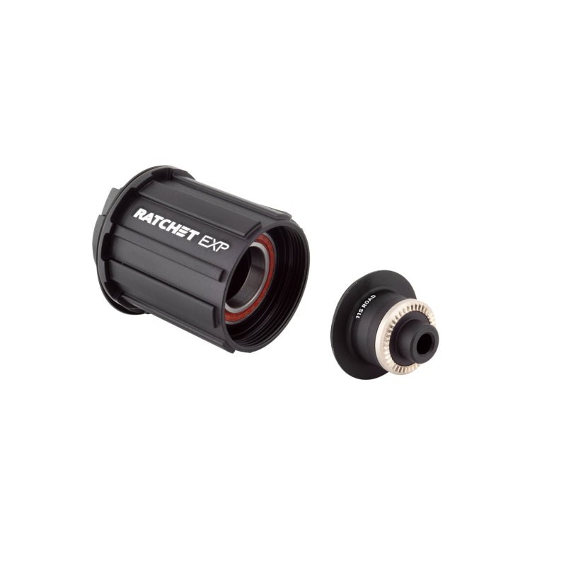 Freehubs DT Swiss DT Swiss Ratchet EXP Freehub Body - Shimano HG 11 Road Light Aluminum Sealed Bearing QR x 130/135 mm Kit w/ End Cap Dark Slate Gray