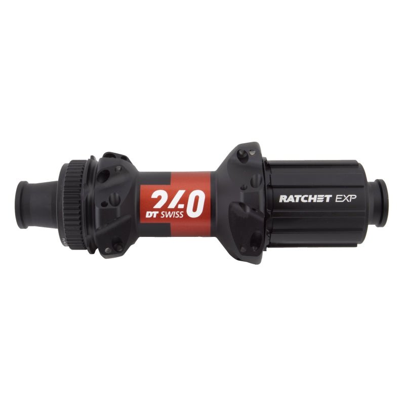 Hubs DT Swiss DT Swiss 240 EXP Rear Hub - 12 x 142mm Center-Lock HG 11 Road BLK/Red 24H 36pt Dark Slate Gray