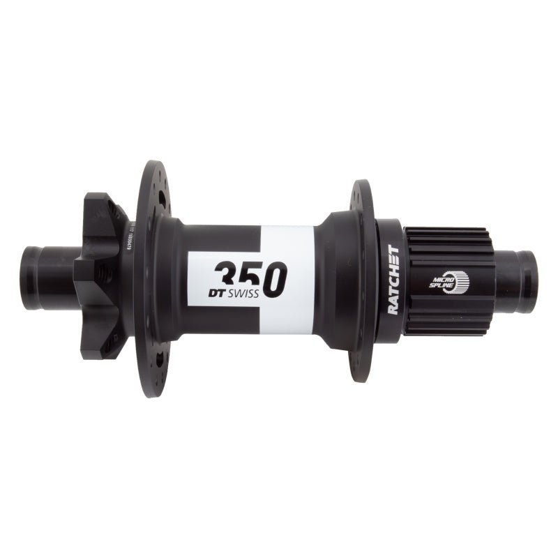 Hubs DT Swiss DT Swiss 350 Rear Hub - 12 x 148mm 6-Bolt Micro Spline Black 28H 36pt Dark Slate Gray