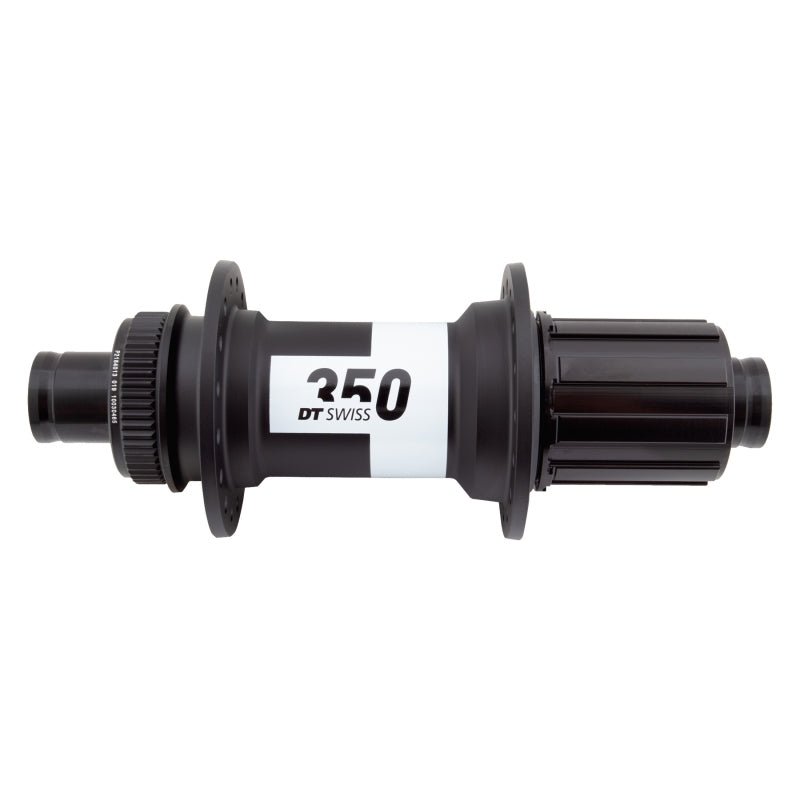 Hubs DT Swiss DT Swiss 350 Rear Hub - 12 x 148mm Center-Lock HG11 MTN Black 32H 36pt Dark Slate Gray