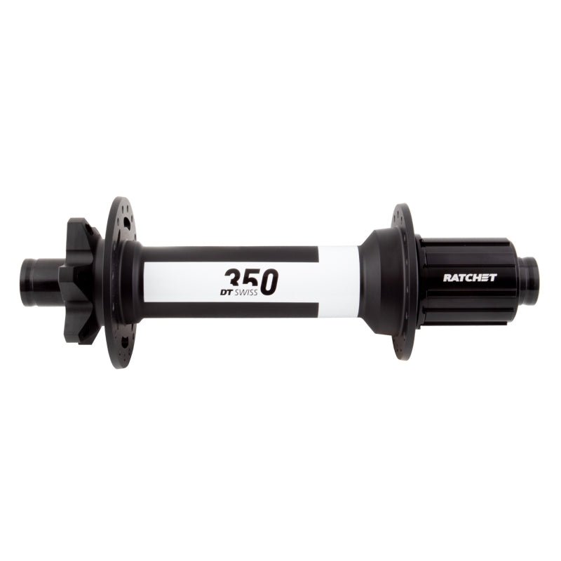 Hubs DT Swiss DT Swiss 350 Rear Hub - 12 x 197mm 6-Bolt HG11 MTN Black 32H 36pt Dark Slate Gray
