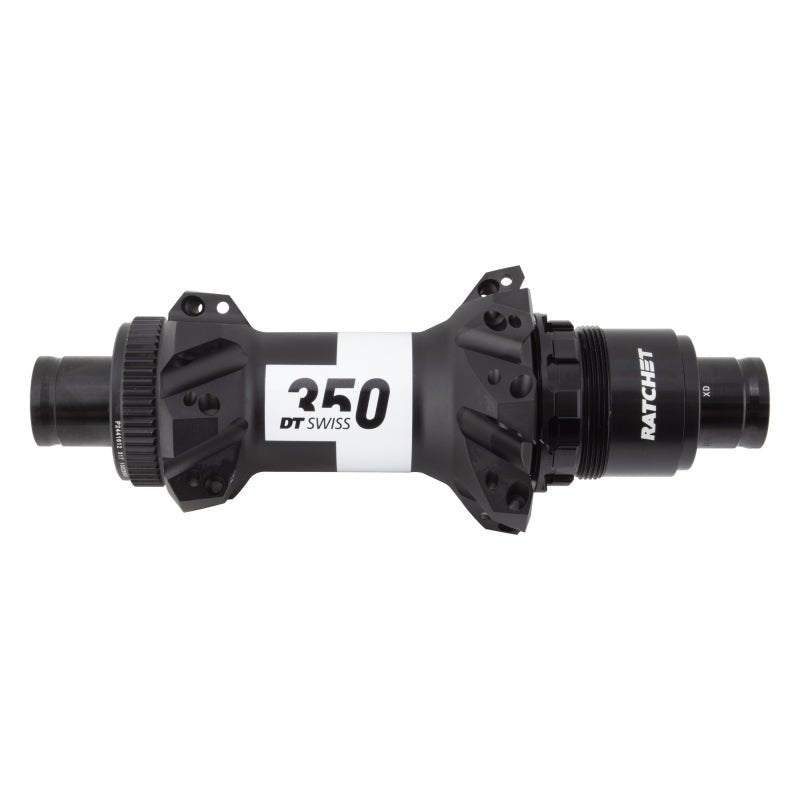 Hubs DT Swiss DT Swiss 350 Rear Hub - 12 x 148mm Center-Lock XD BLK 28H Straight Pull 36pt Dark Slate Gray