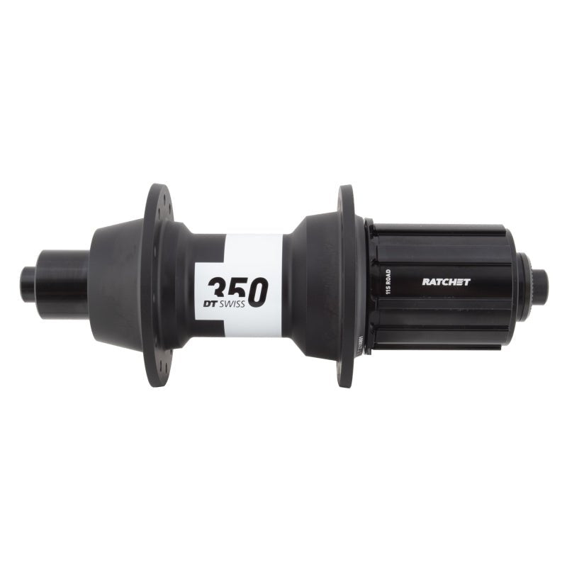 Hubs DT Swiss DT Swiss 350 Rear Hub - QR x 130mm Rim Brake HG11 Road Black 24H 36pt Dark Slate Gray