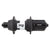 Hubs DT Swiss DT Swiss 350 Rear Hub - QR x 130mm Rim Brake HG11 Road Black 24H 36pt Dark Slate Gray
