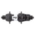 Hubs DT Swiss DT Swiss 350 Rear Hub - QR x 130mm Rim Brake XDR Black 24H 36pt Dark Slate Gray