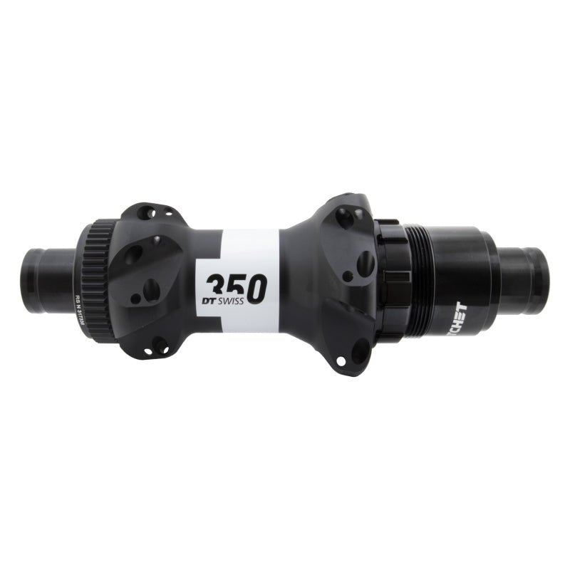 Hubs DT Swiss DT Swiss 350 Rear Hub - 12 x 142mm Center-Lock XDR BLK 24H Straightpull 36pt Dark Slate Gray