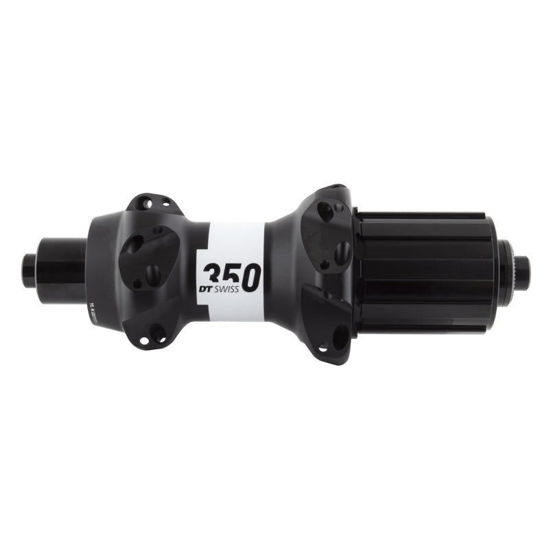 Hubs DT Swiss DT Swiss 350 Rear Hub - QR x 130mm Rim Brake HG11 Road BLK 24H Straightpull 36pt Dark Slate Gray