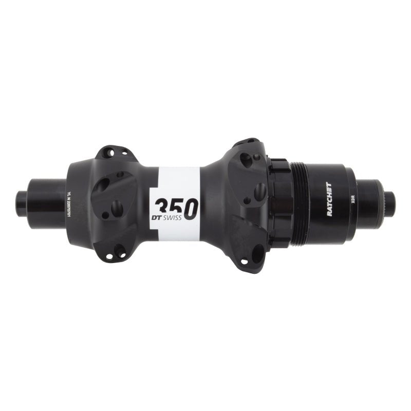 Hubs DT Swiss DT Swiss 350 Rear Hub - QR x 130mm Rim Brake XDR Black 24H Straightpull 36pt Dark Slate Gray